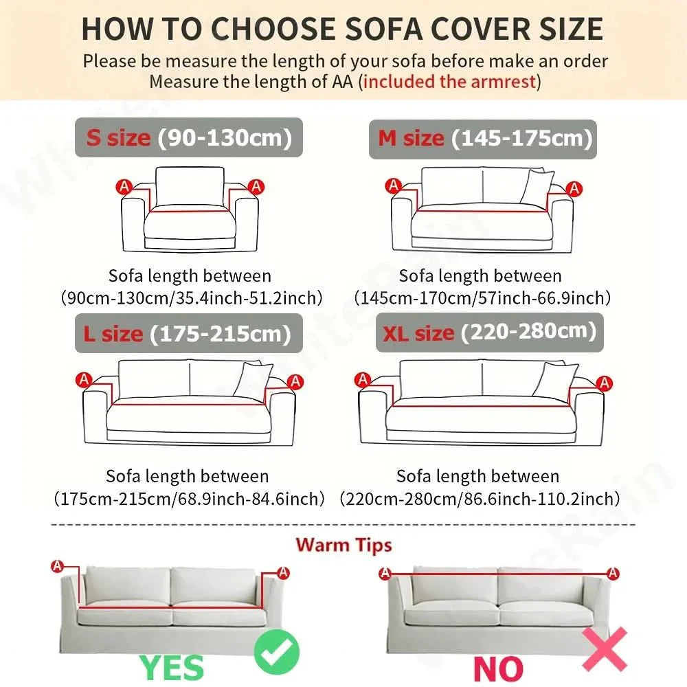 WrapEase – Lightweight Non-Slip Sofa Cover