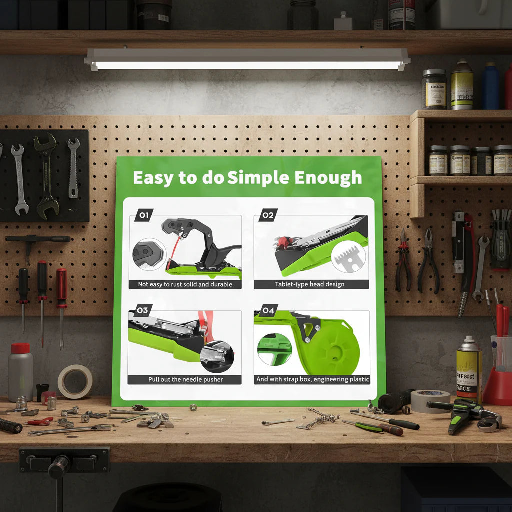 GrowTie Pro - Plant Binding Tool - Garden Style - Fast Support