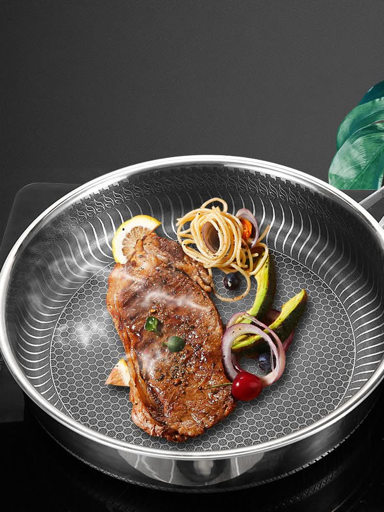 Thermoryx – Stainless Steel Energy-Saving Frying Pan