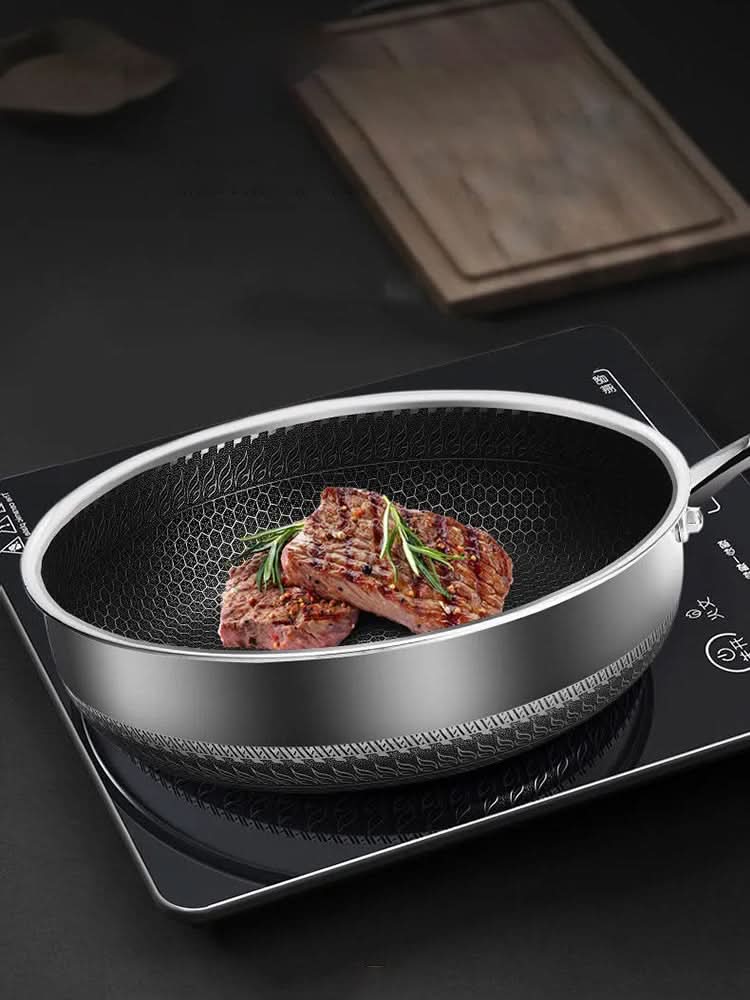 Thermoryx – Stainless Steel Energy-Saving Frying Pan