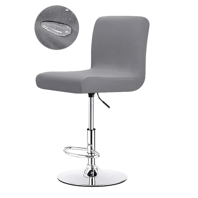 Sable Bar Stool Cover - Universal Stretch Fabric, Elegant Design 15