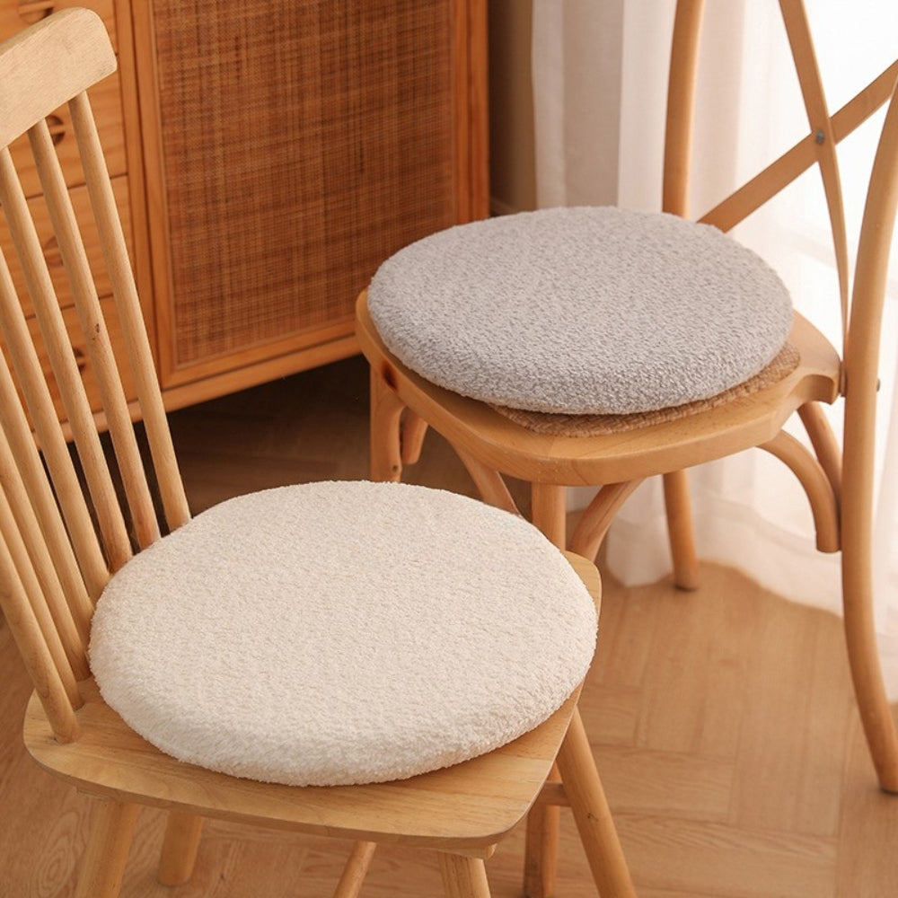 Sable Dining Chair Cushions - Plush Velvet, Rabbit Ear Design 1