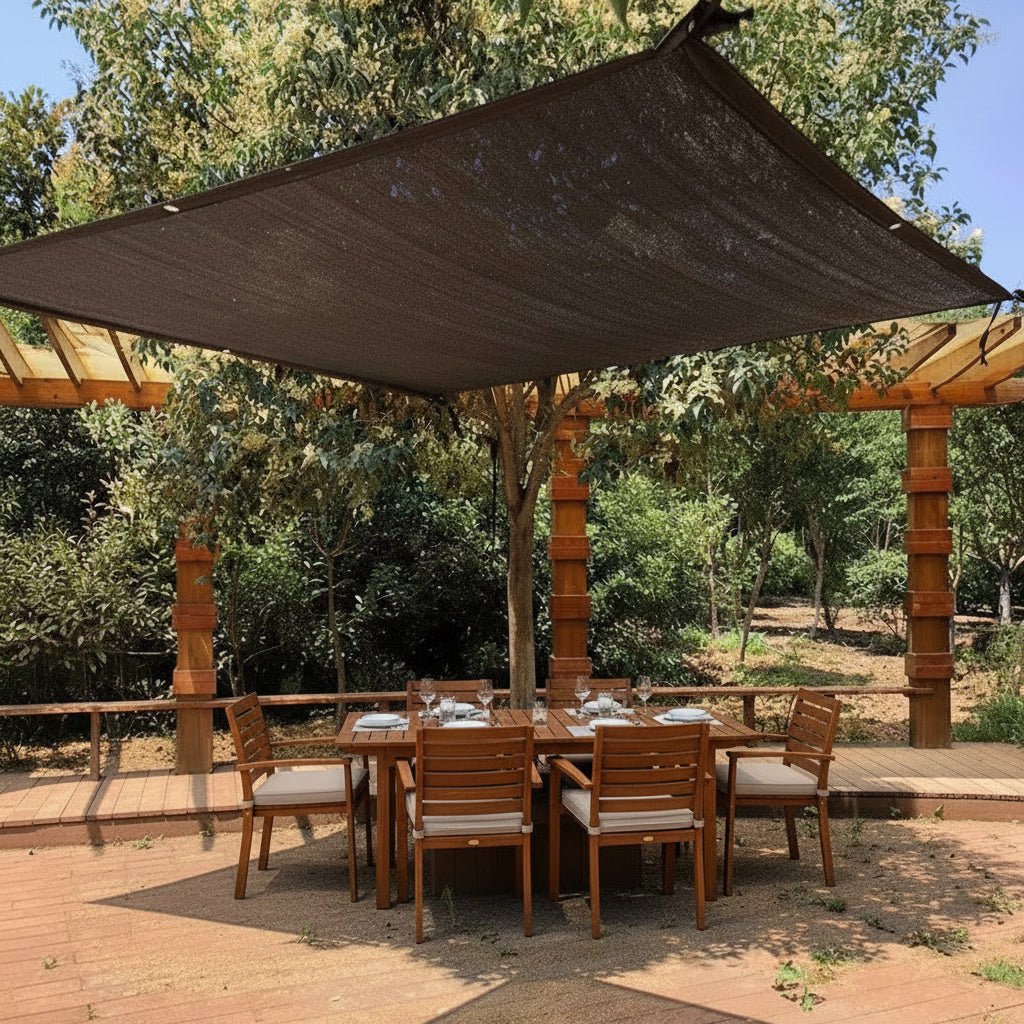 Sable Shade Cloth - UV-Resistant Garden Shade Fabric, Reinforced Corners 1