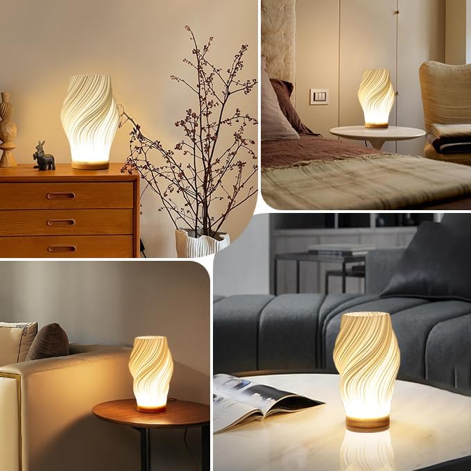 Lunivra – Sculptural Dimmable LED Table Lamp