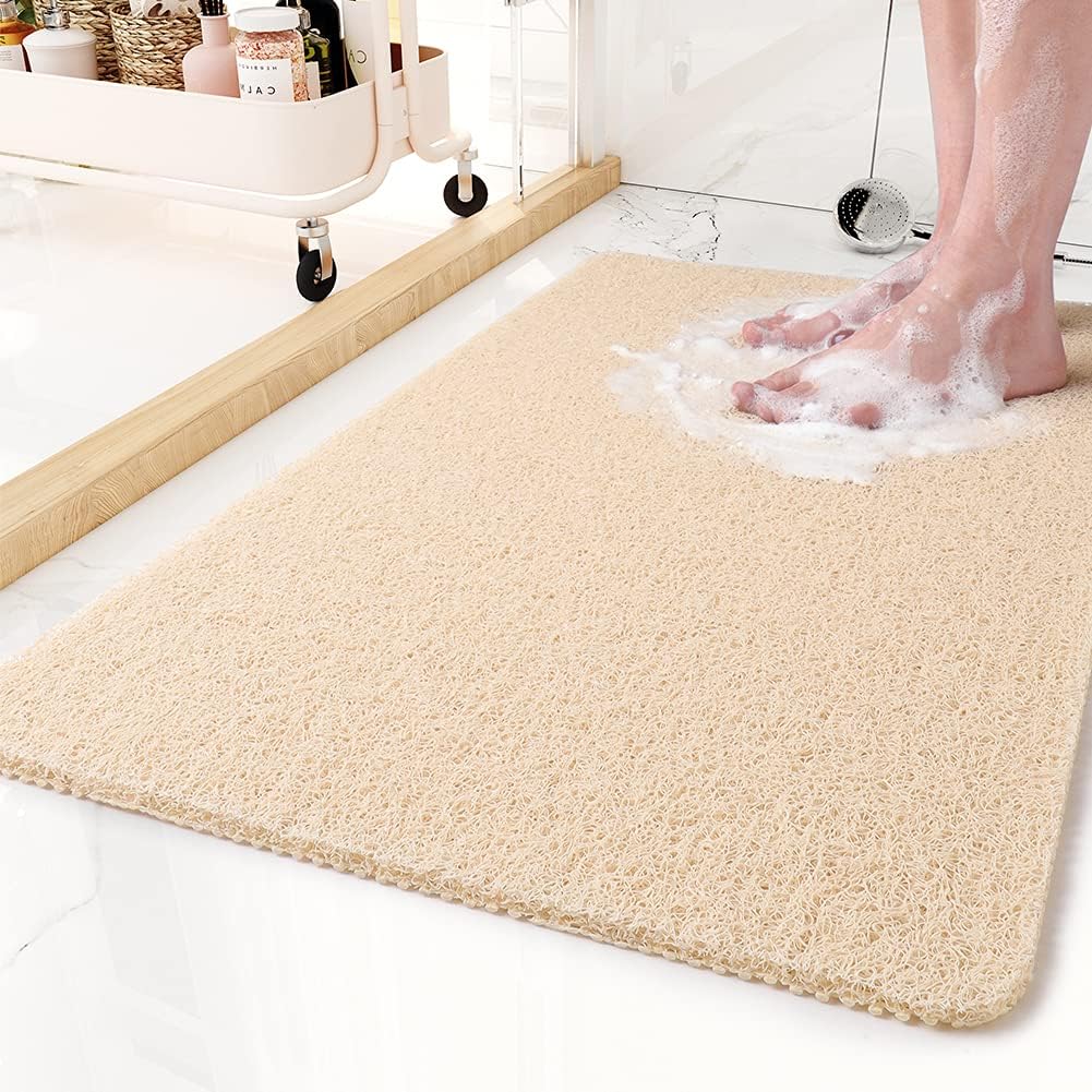 Serene Shower Mat Non Slip - Microban Fabric, Soft Texture 3