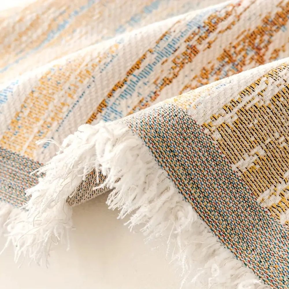 Sierra Sofa Cover - Premium Chenille, Striped Design 7