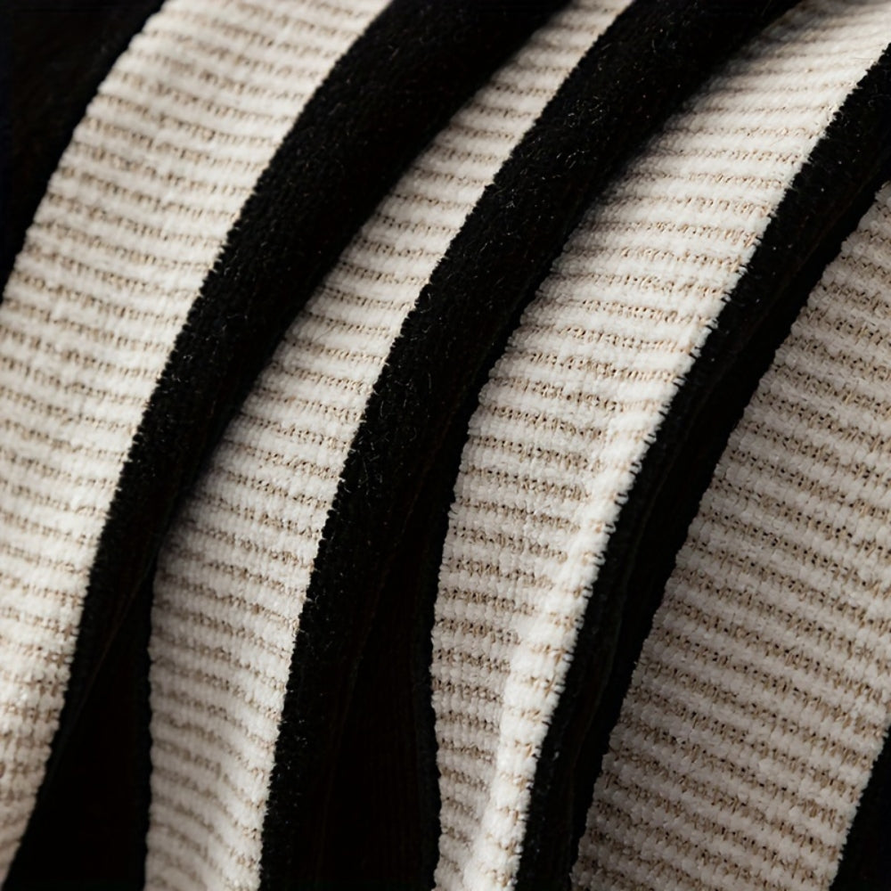 Sierra Sofa Cover - Striped Chenille, Timeless Elegance 5