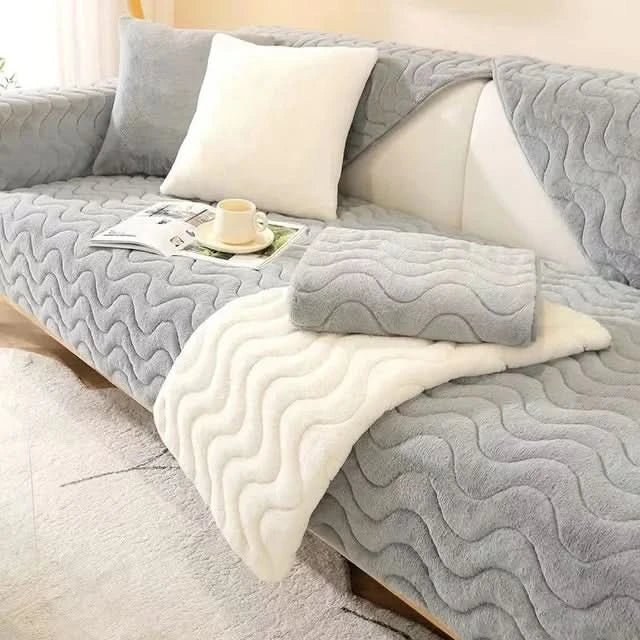 SleekShield Sofa Cover - Waterproof Polyester, Non-Slip Design for Dogs 1