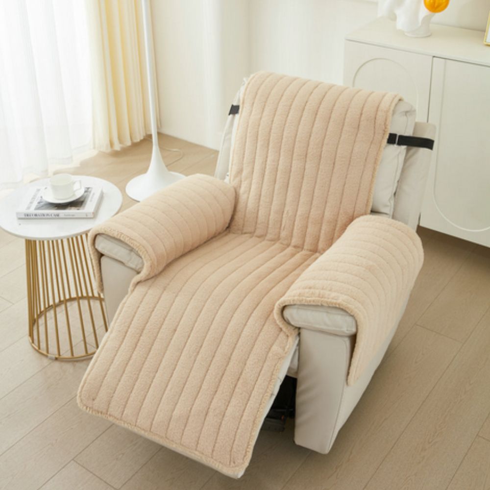 Sleek Recliner Cover - Microfiber Blend, Non-Slip Design 0