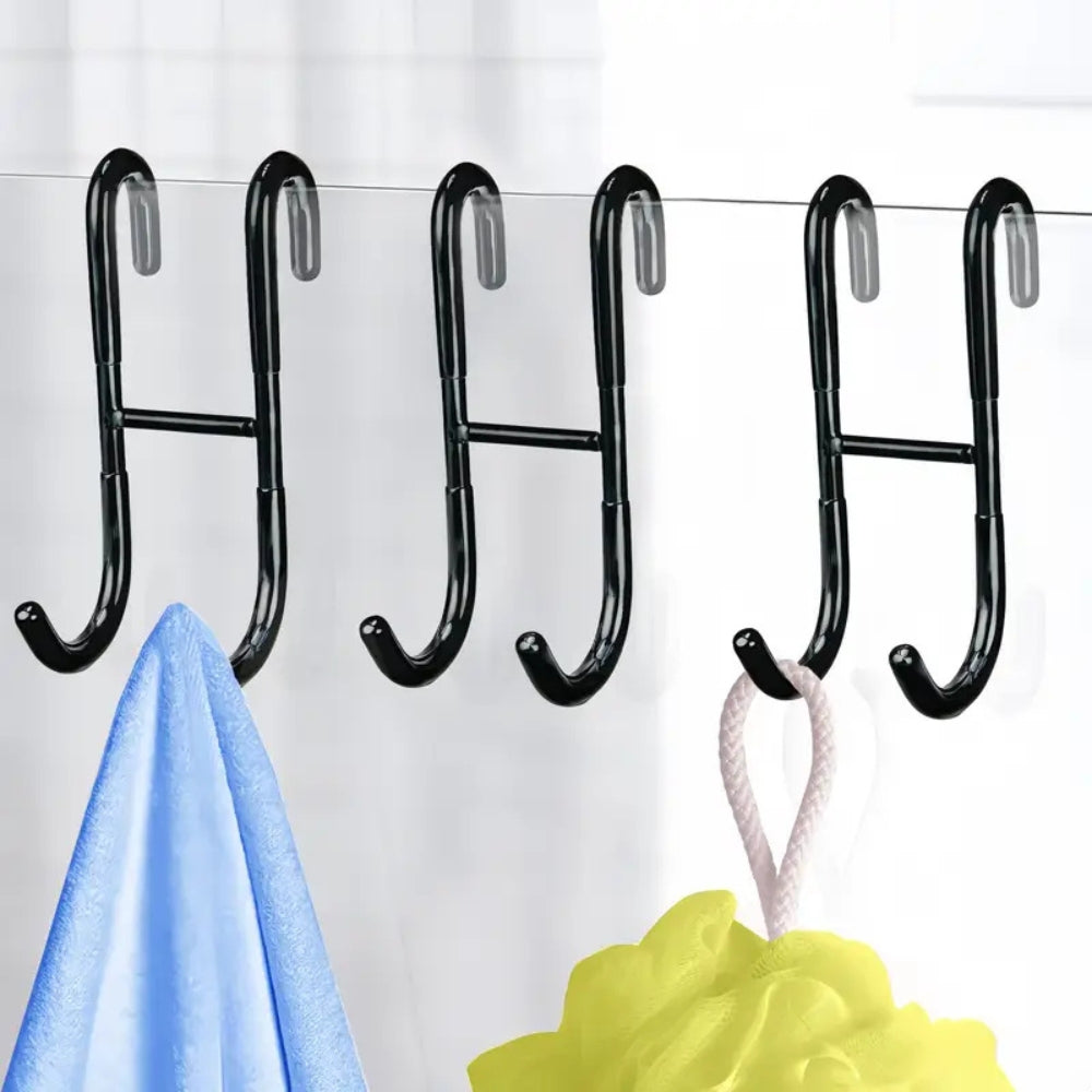 Sleek S-Hook - Stainless Steel, Drill-Free Design 1
