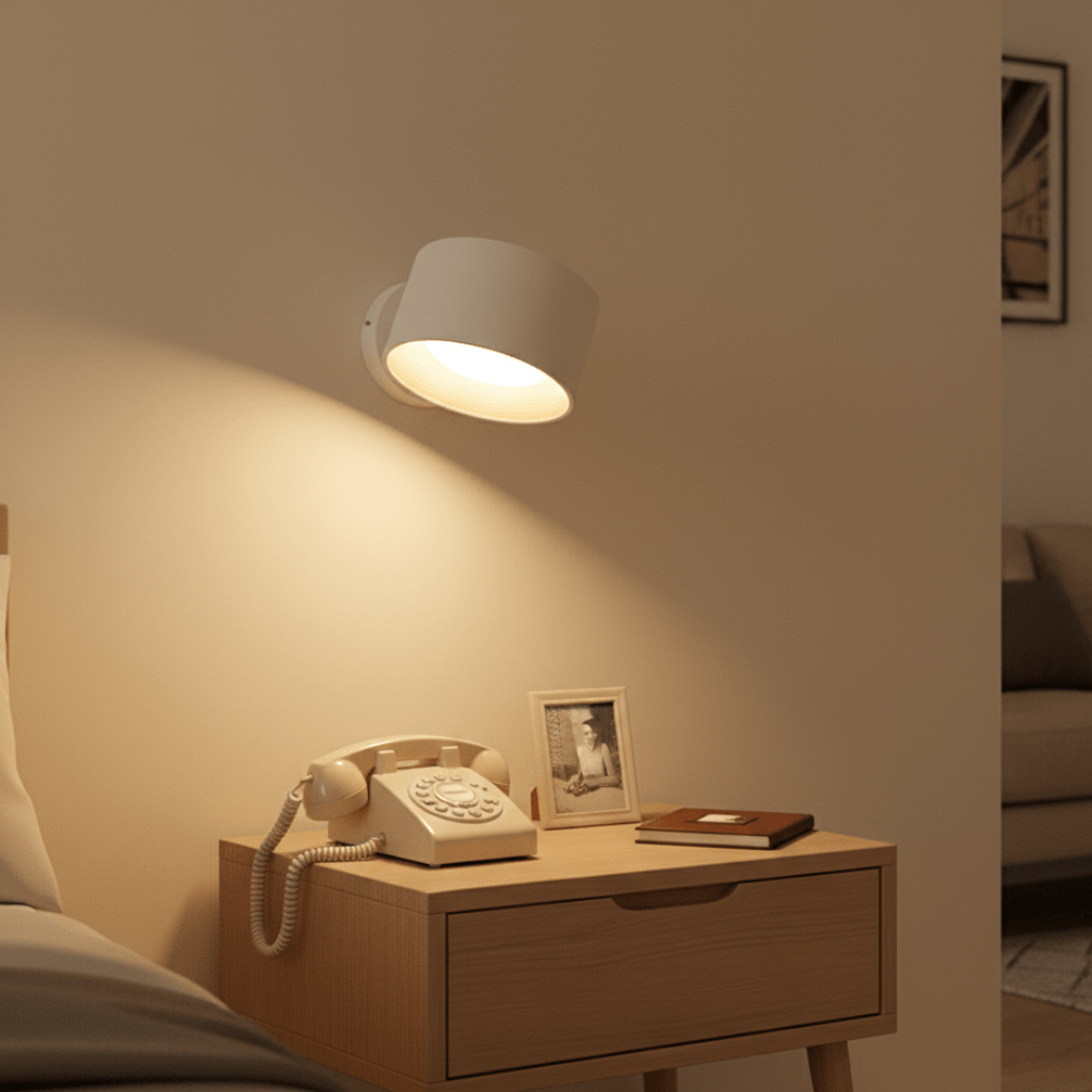 Sola Wall Sconce Light - Wireless ABS, Remote Control 3