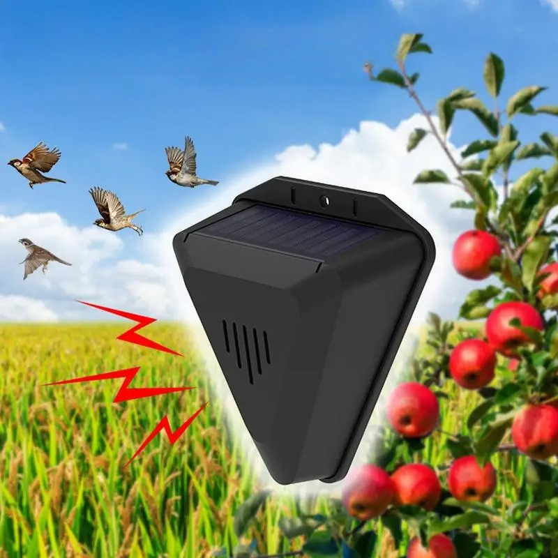 Solaris Bird Deterrent - Eco-Friendly Ultrasonic Repeller for Garden Protection 0