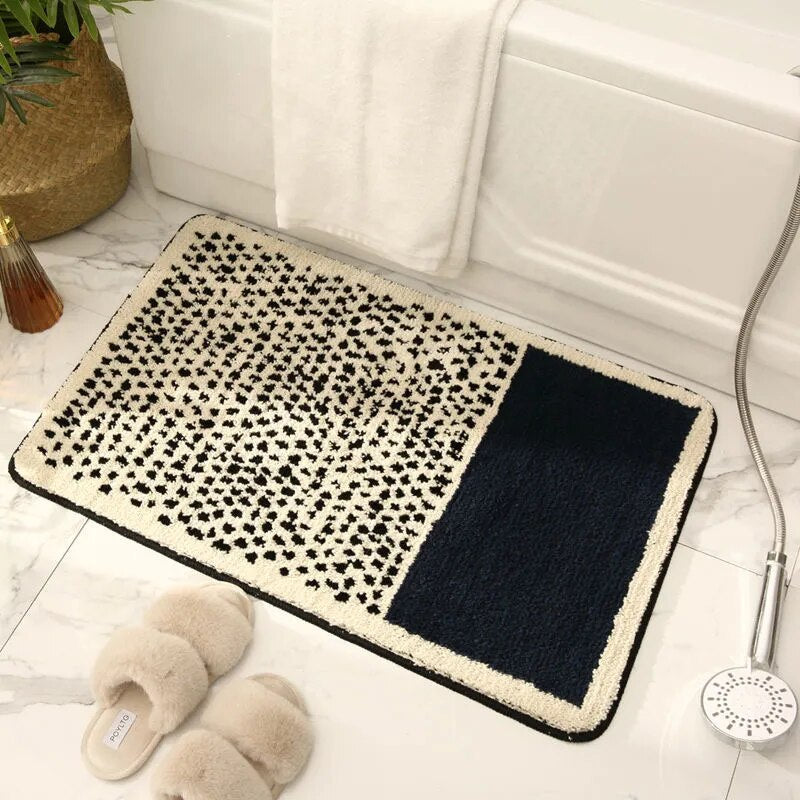 Soren Bath Mat - Non-Slip, Absorbent Polyester Acrylic, Nordic Design 1