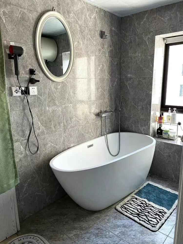 Soren Bath Mat - Non-Slip, Absorbent Polyester Acrylic, Nordic Design 8