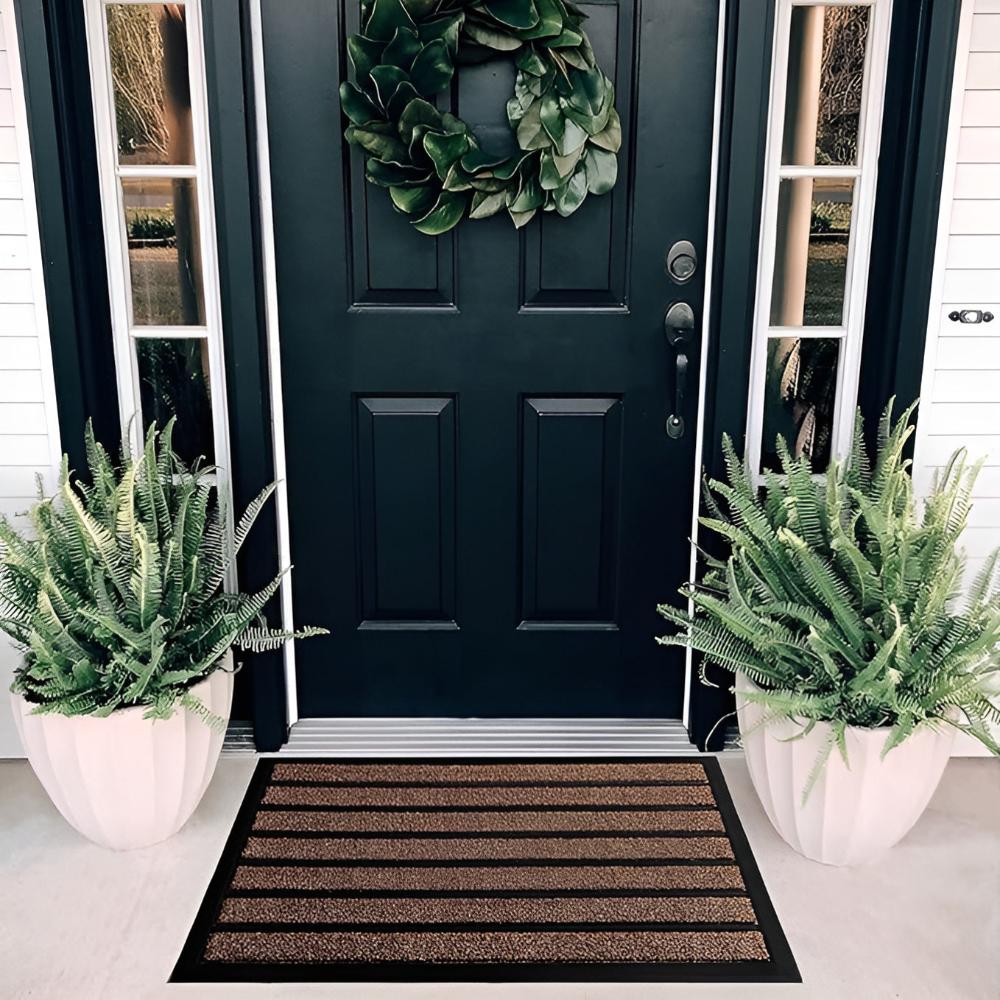 Strive Welcome Mat - Durable Rubber and Grass Fiber, Non-Slip 1