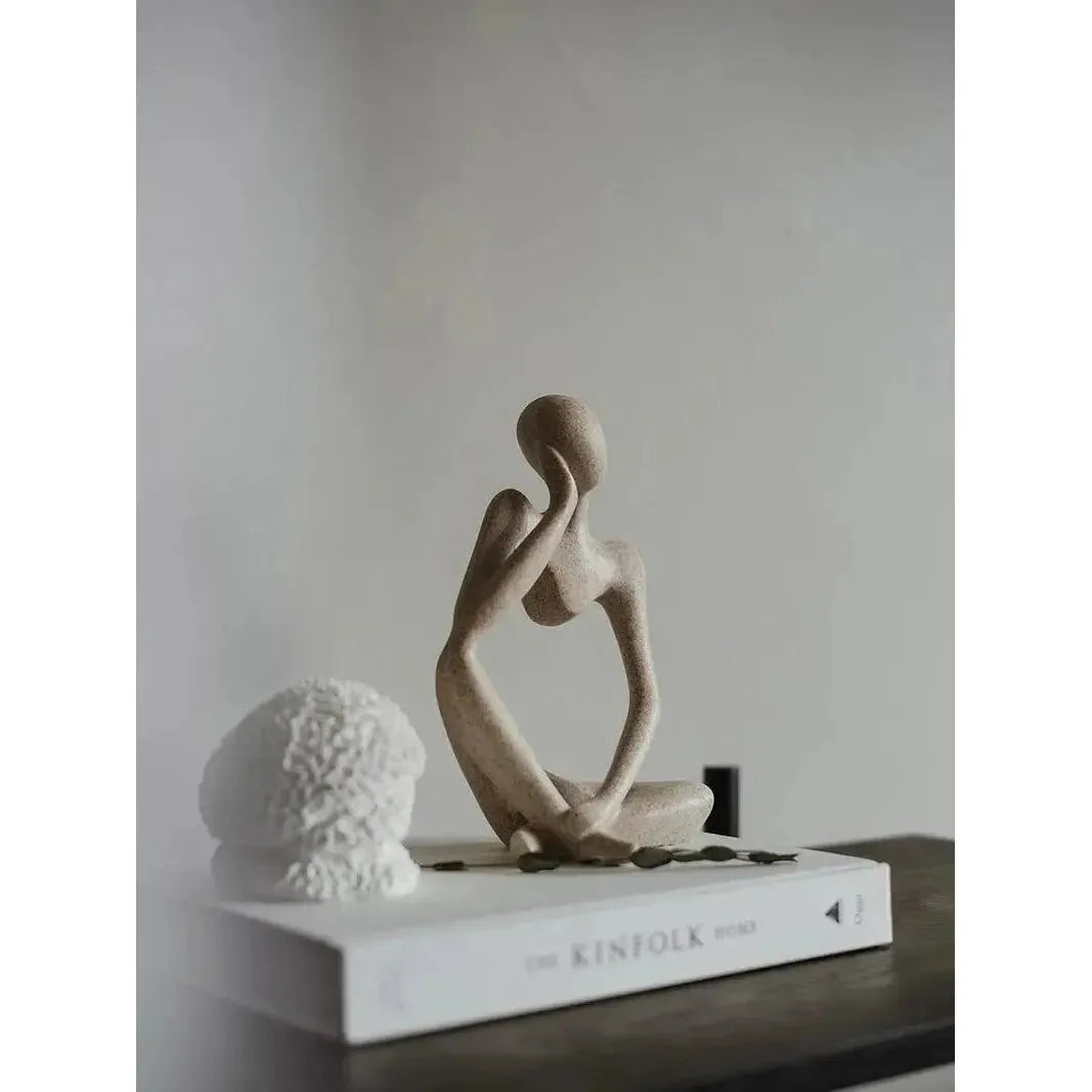 Thalor Abstract Sculpture - Handmade Resin, Miniature Art 0