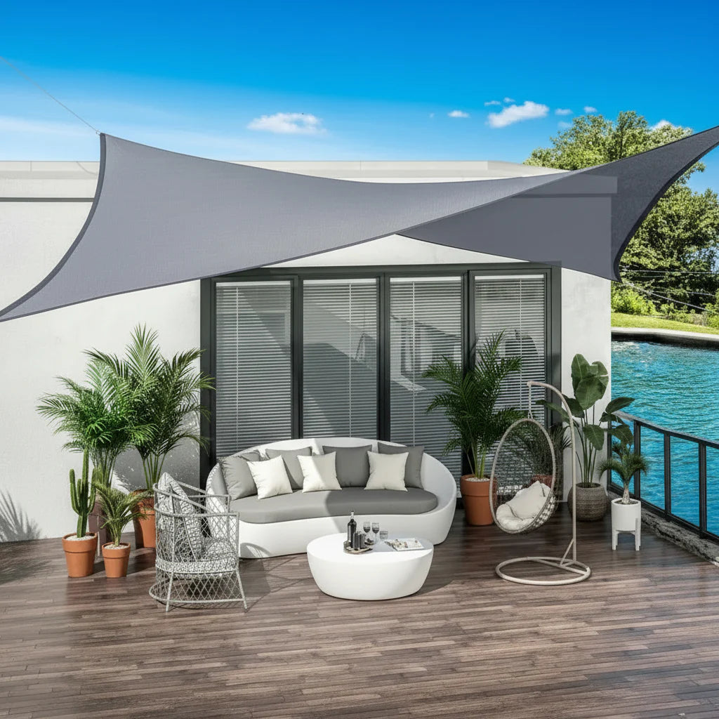 ShadeGuard Canopy – Waterproof Sun Shade Sail – Outdoor UV Rain Protection