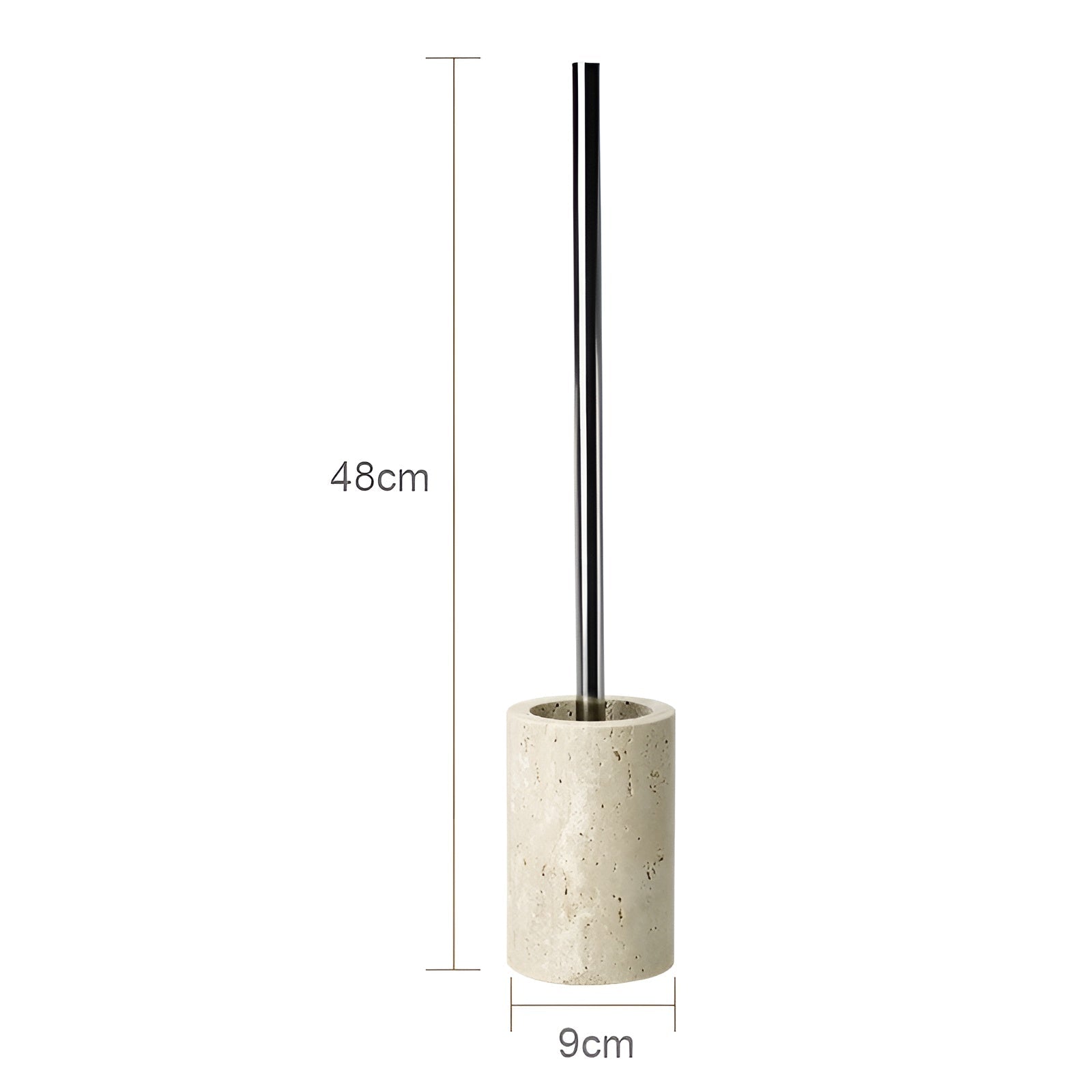 Travis Bathroom Accessories Set - Natural Stone, Elegant Design 11