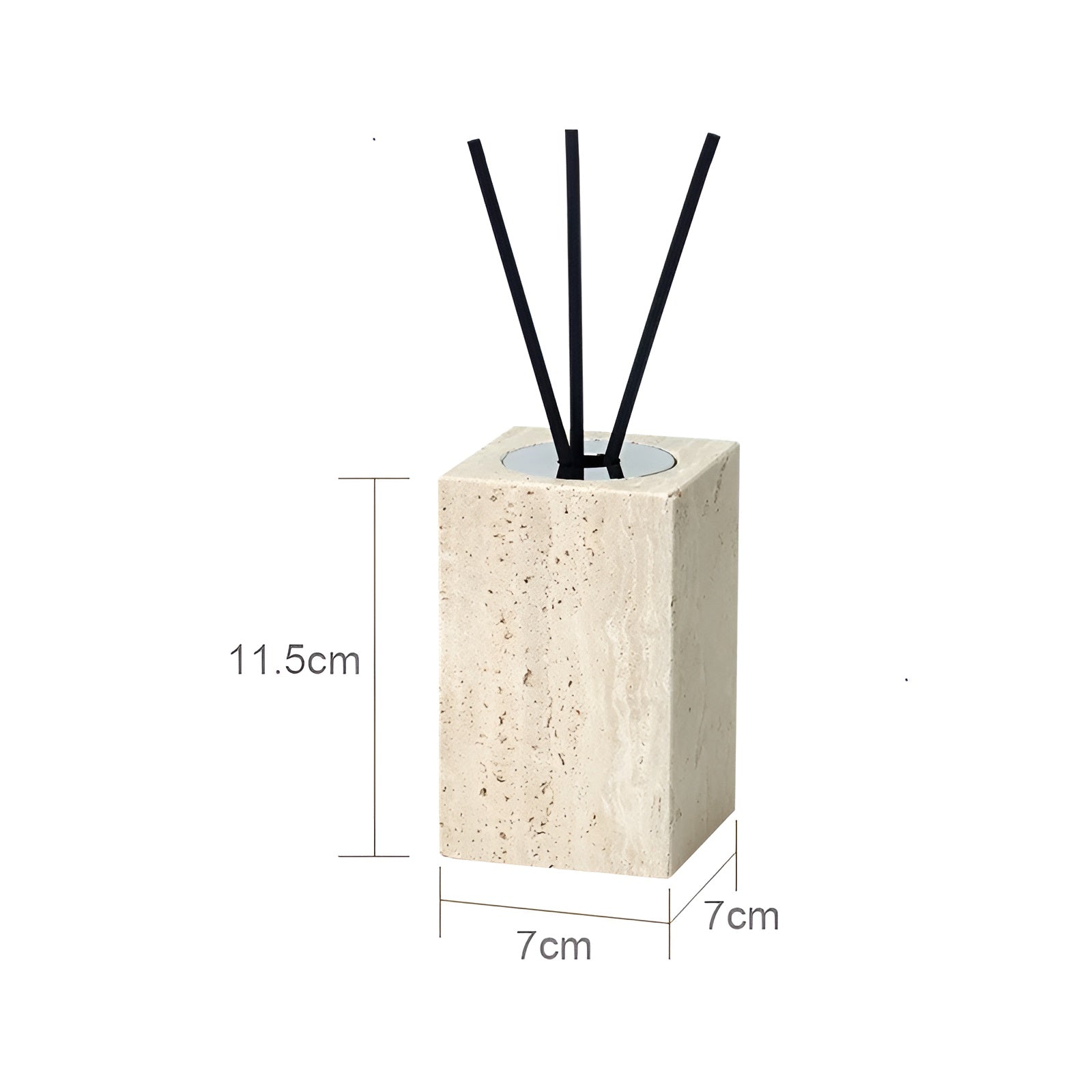 Travis Bathroom Accessories Set - Natural Stone, Elegant Design 19