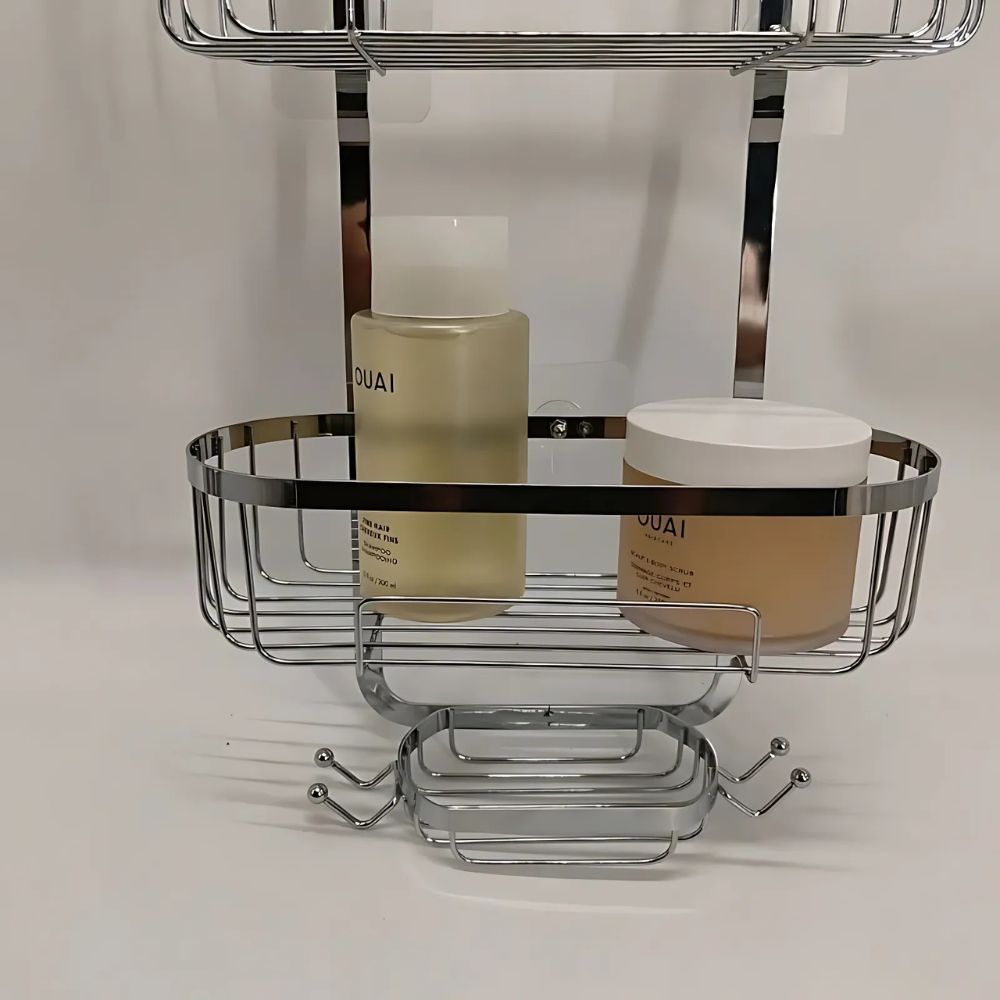 Trellis Shower Caddy - Durable Iron, No-Tool Installation 6