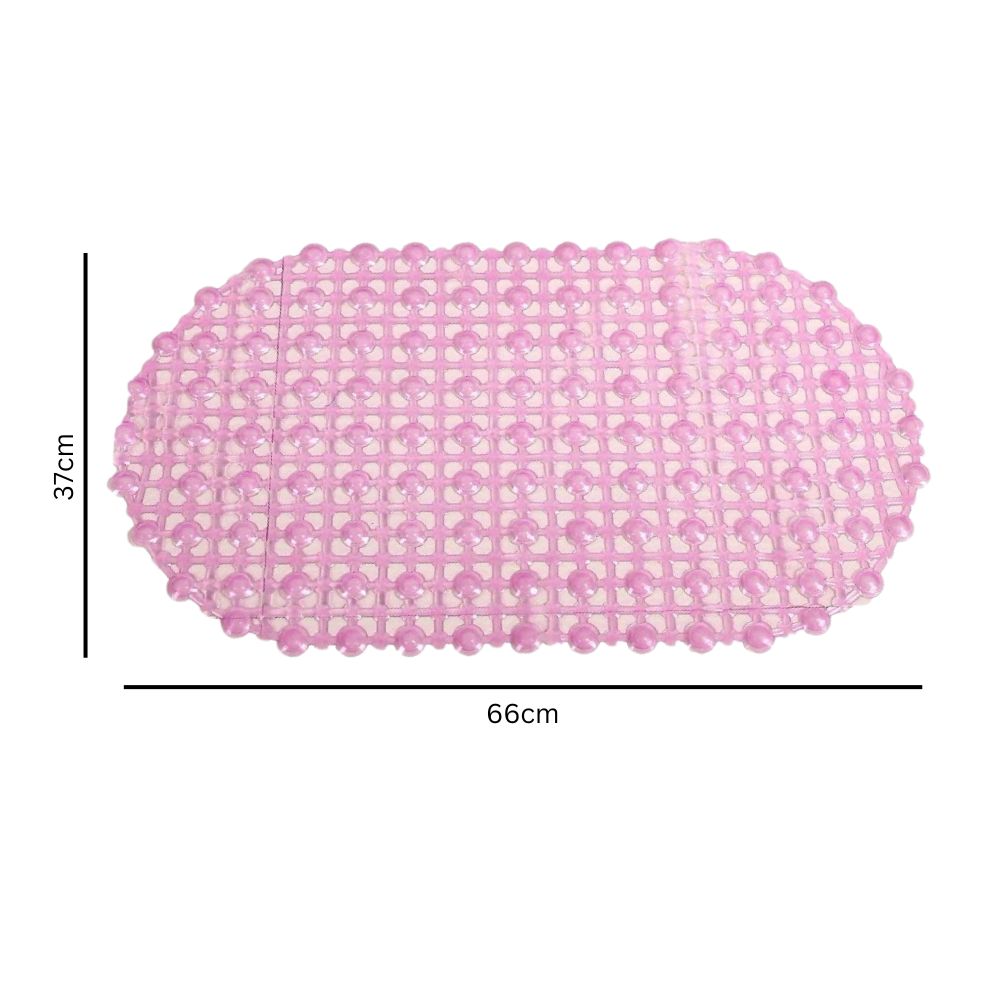 Velo Shower Mat - Non-Slip PVC with Suction Cups, Quick Drain Design 5