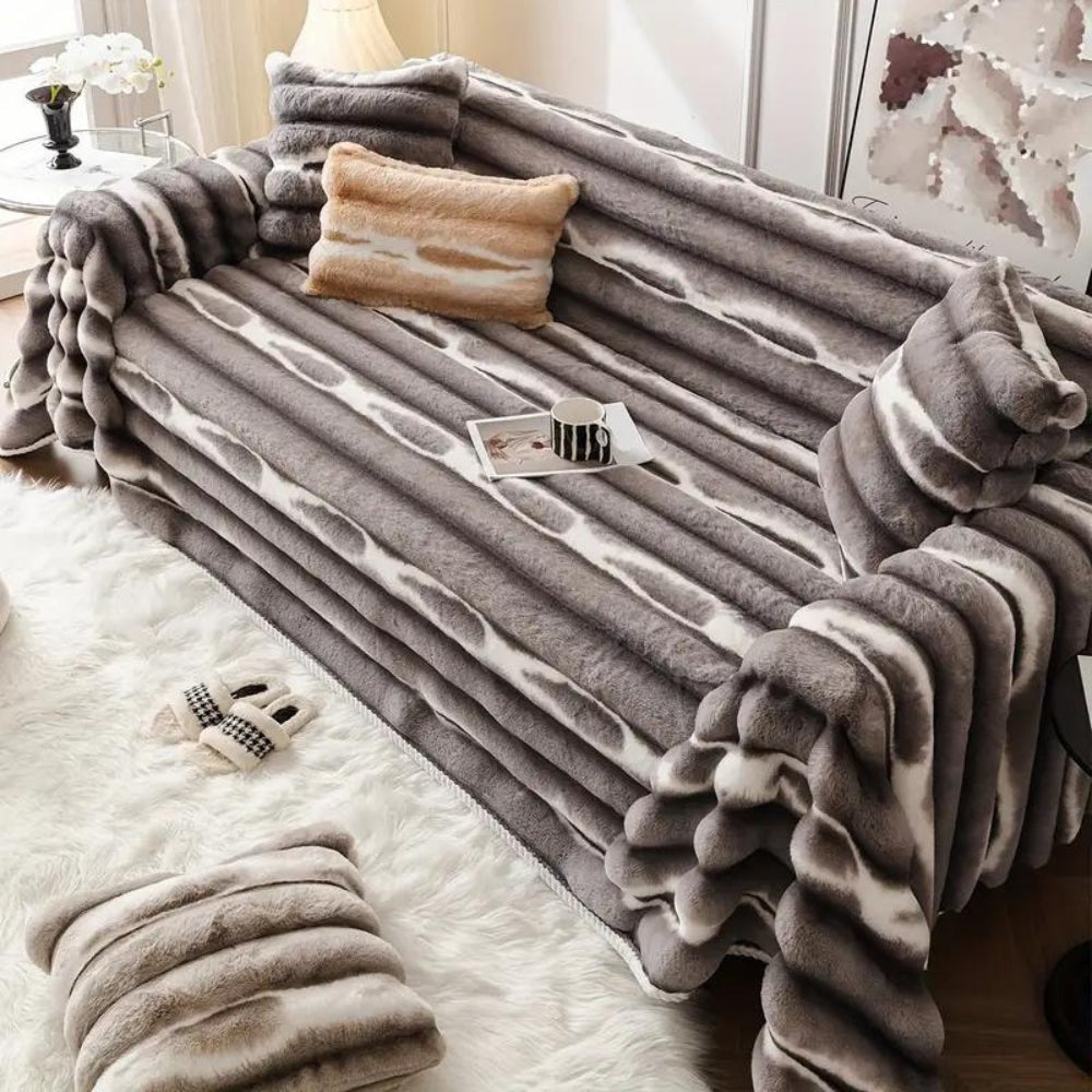 Veloce Slipcover Sofa - Plush Microfiber, Stylish Protection 6