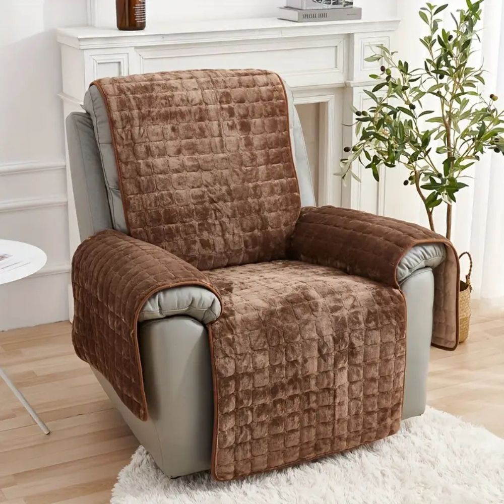 Vibrant Recliner Cover - Microfiber Blend, Non-Slip Design 5