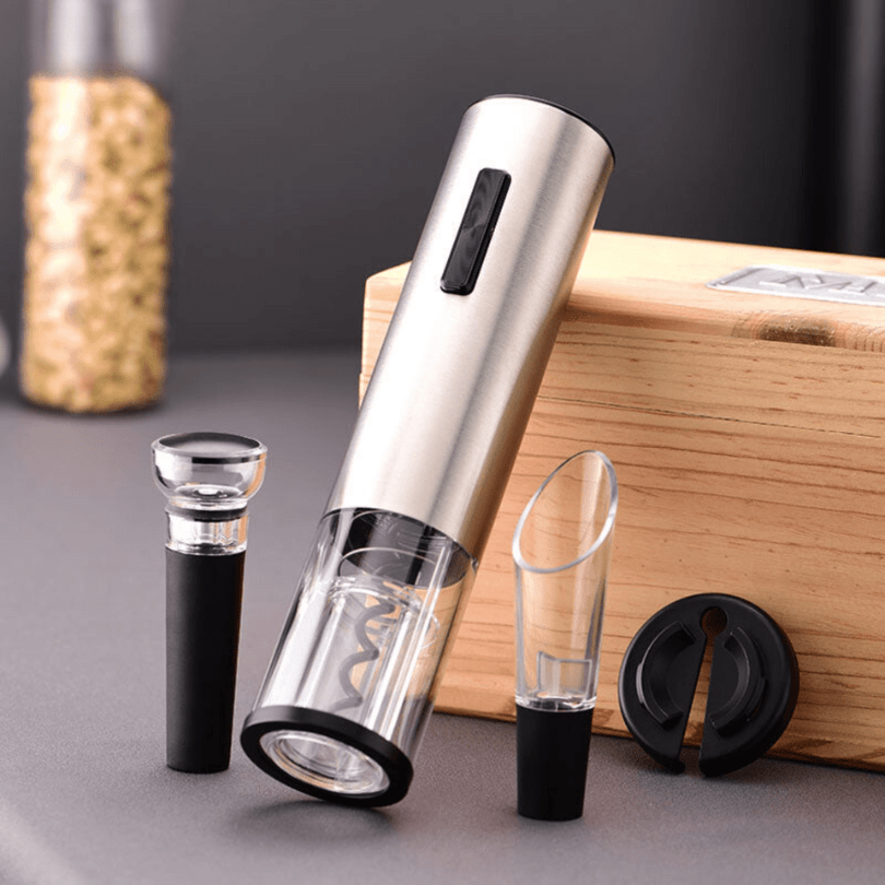 VinoLux Electric Wine Opener - 4-in-1 Functionality, Modern Design 0