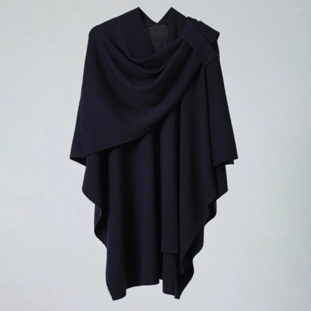 Virelli Shawl Coat - Lightweight Microfiber Blend, Fluid Drape 0