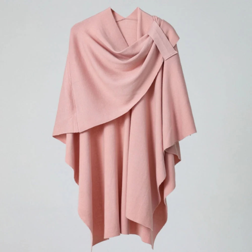 Virelli Shawl Coat - Lightweight Microfiber Blend, Fluid Drape 1