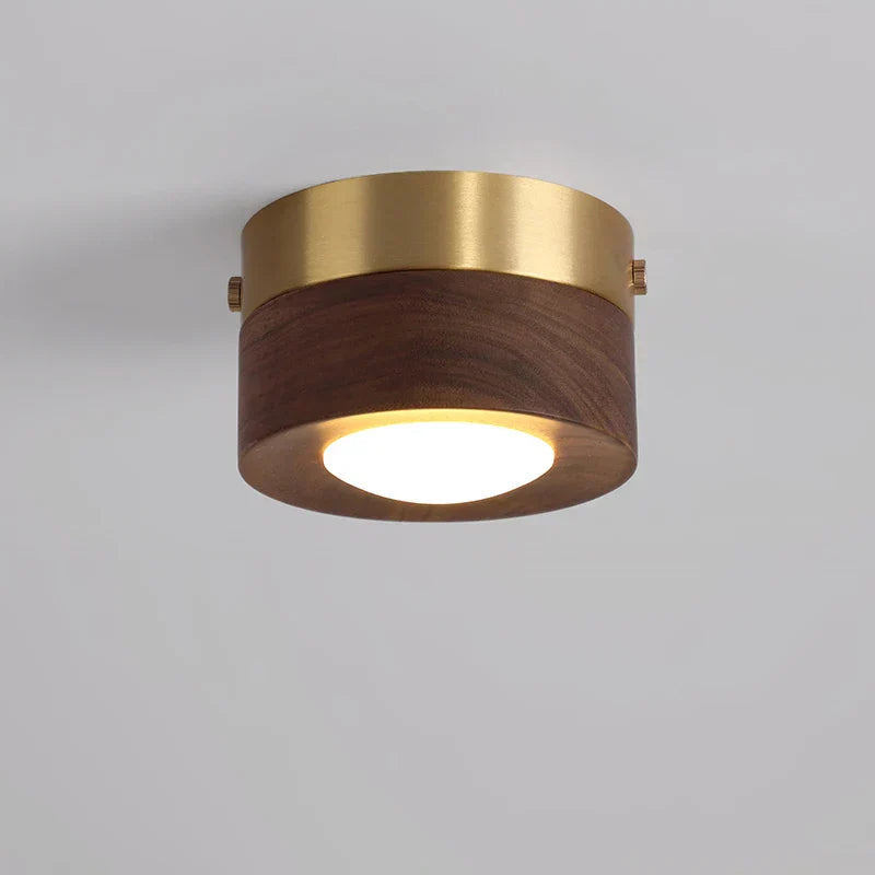 Wander Ceiling Lamp - Walnut Wood, LED Ceiling Light Fixture 1