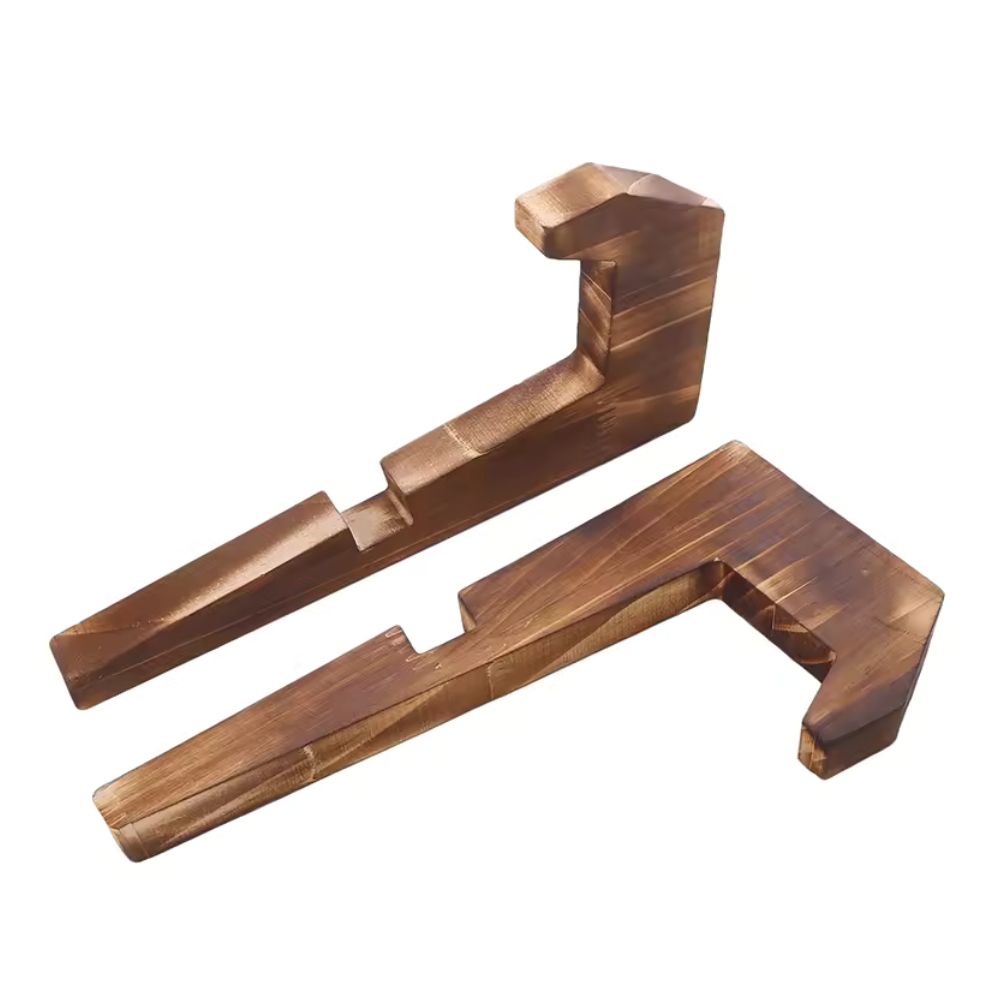 Waverly Book Stand - Premium Pine Wood, X-Frame Design 5