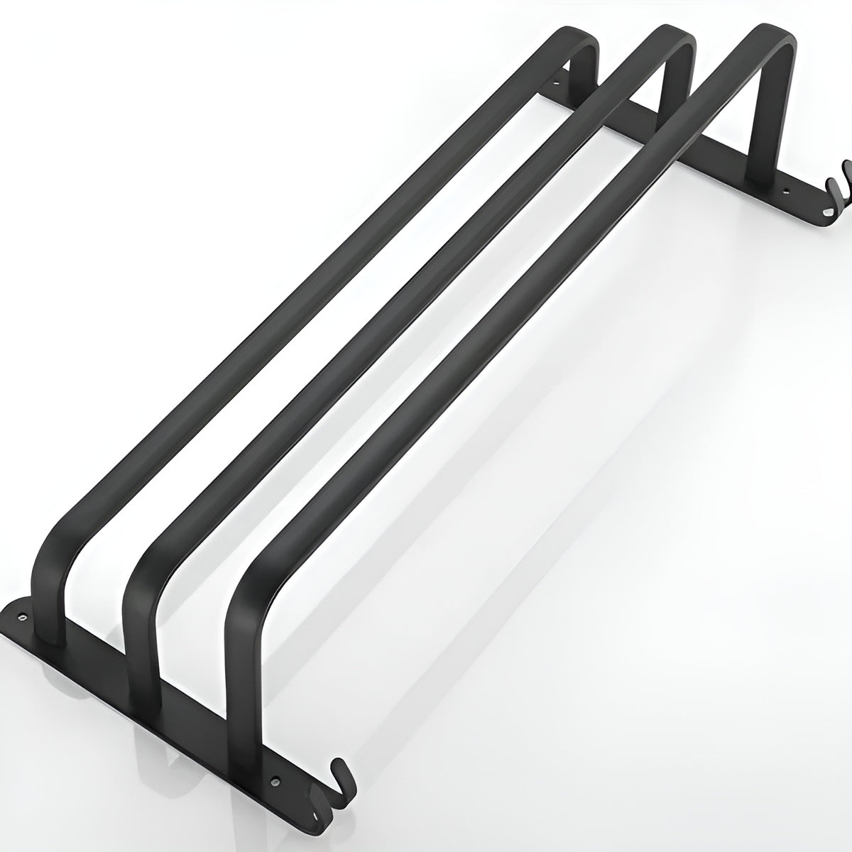 Wesley Towel Rack - Matte Black, 3-Tier Space-Saving Design 1