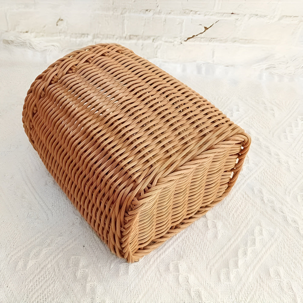 Wren Wicker Storage Basket - Vintage-Inspired, Lightweight Design 4