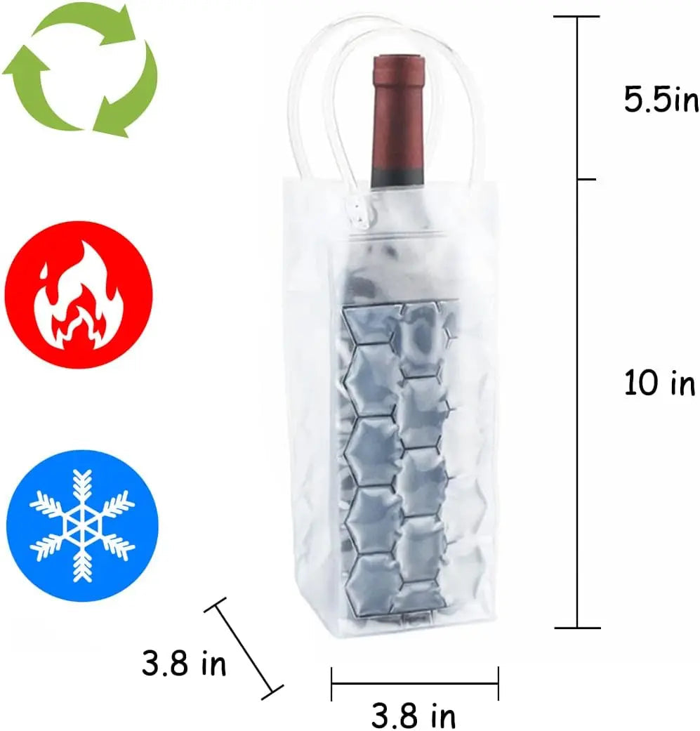 Wynter Bottle Cooler - Reusable Gel Sleeve for Wine and Drinks 2