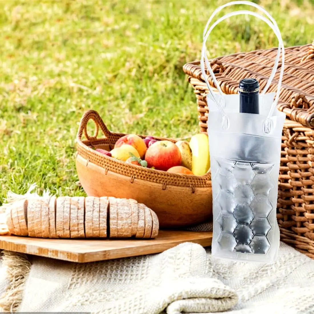 Wynter Bottle Cooler - Reusable Gel Sleeve for Wine and Drinks 4