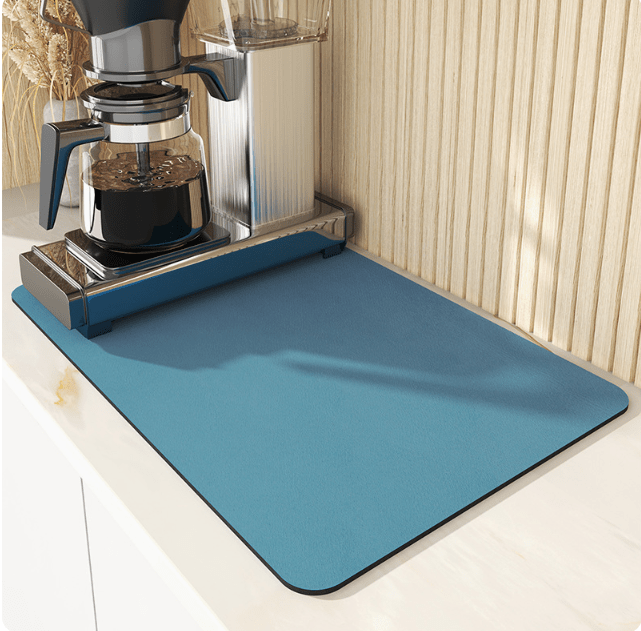 AquaMat – Quick-Dry Absorbent Kitchen Mat – Hygienic, Space-Saving Stylish