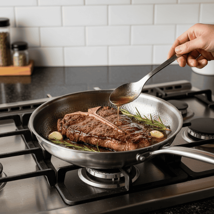 Titanor – Premium Stainless Steel Frying Pan