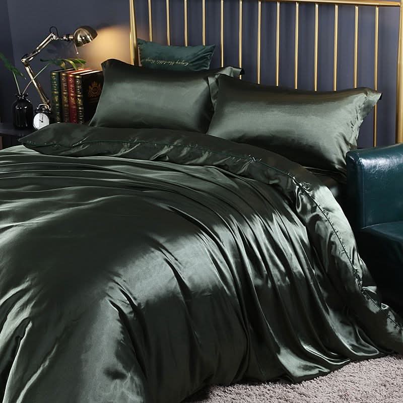 SilkDreamLuxe – Premium Silk/Satin Bedding Set