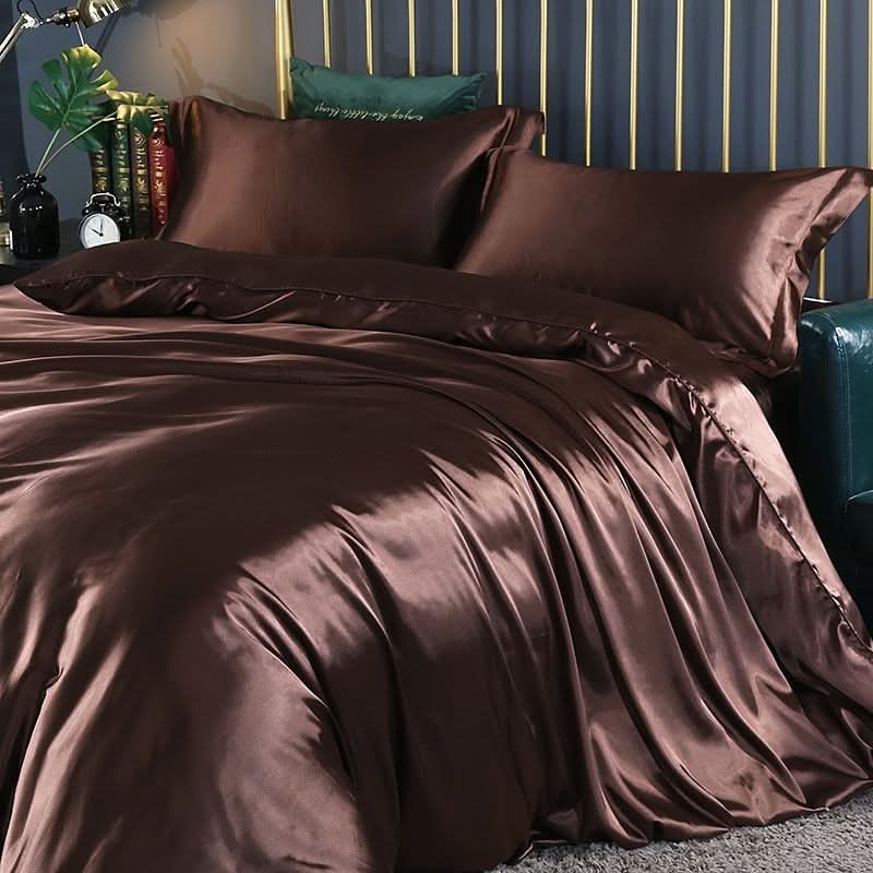 SilkDreamLuxe – Premium Silk/Satin Bedding Set