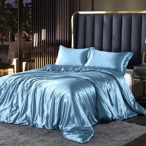 SilkDreamLuxe – Premium Silk/Satin Bedding Set