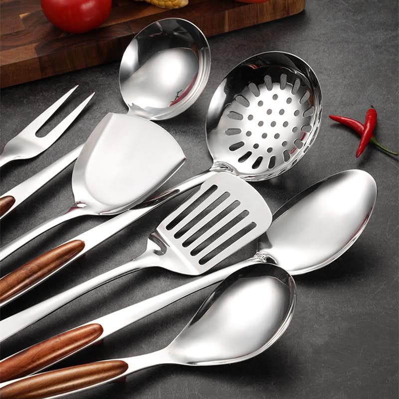 SteelCrafte – Premium Stainless Steel Kitchen Utensil Set – Professional Quality Timeless Design