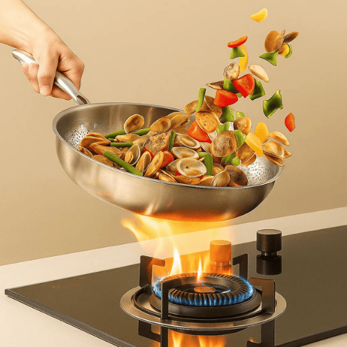 Titanor – Premium Stainless Steel Frying Pan