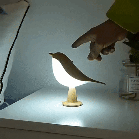Serenwing – Sculptural Touch Night Lamp with Aromatherapy