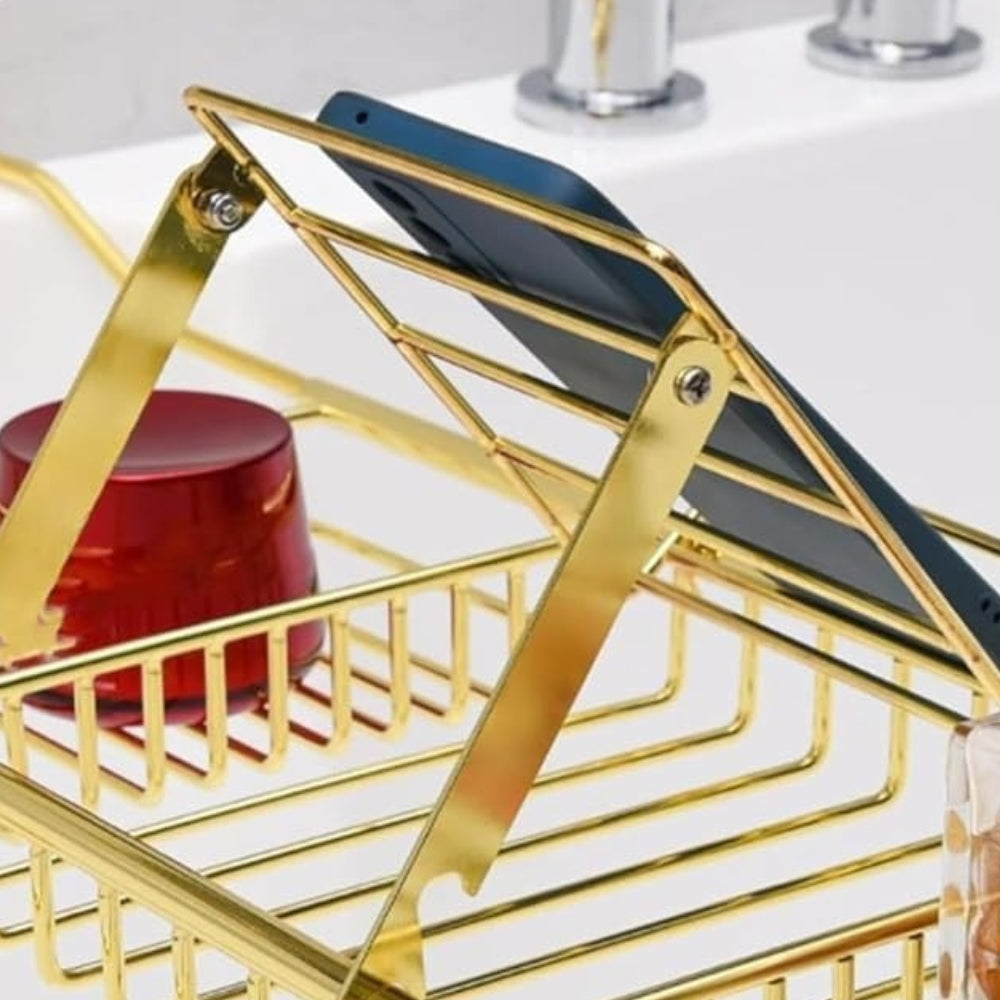 Aquatray – Adjustable Stainless Steel Bathtub Caddy