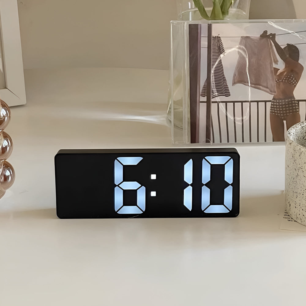MirrorTime – Digital LED Alarm Clock