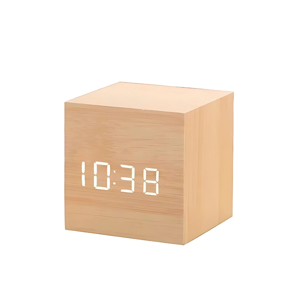 CubeGlow – Modern LED Alarm Clock