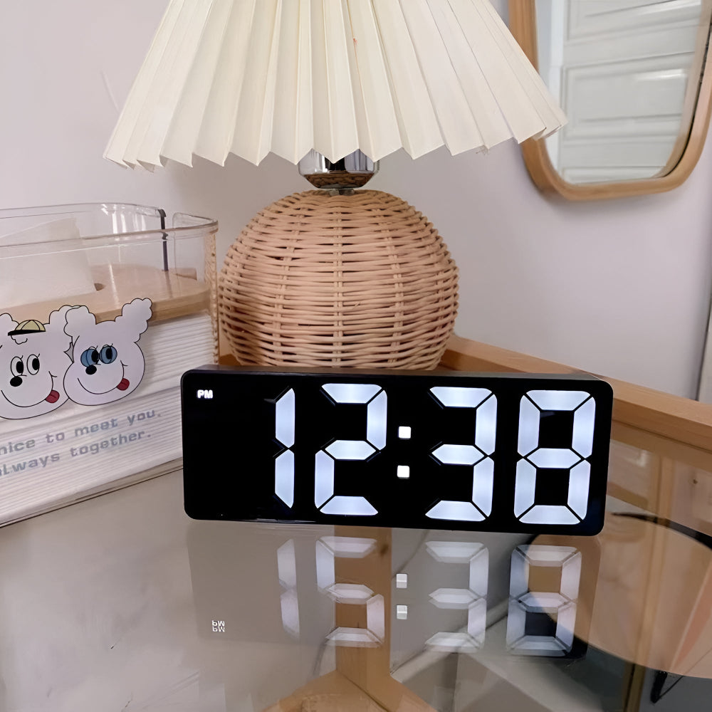 MirrorTime – Digital LED Alarm Clock