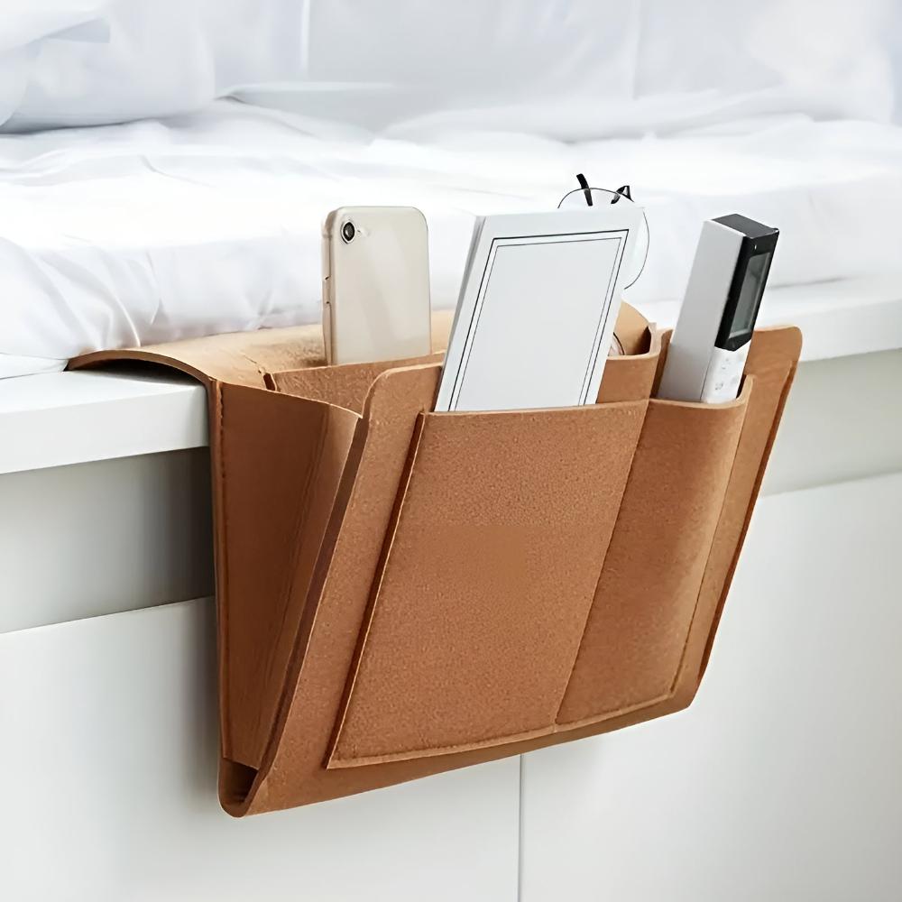 NeatNest – All-in-One Bedside Organizer