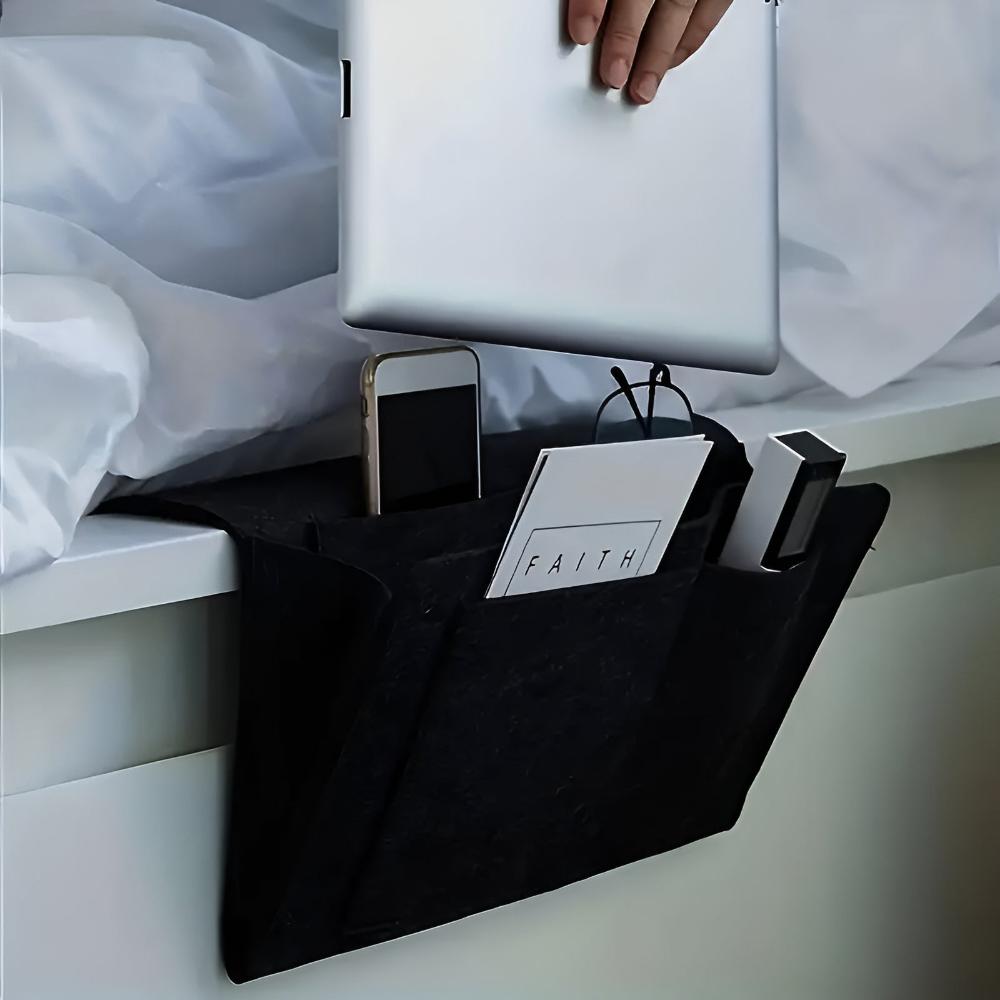 NeatNest – All-in-One Bedside Organizer